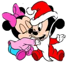 Baby Minnie & Baby Mickey X-mas