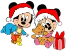 Baby Minnie & Baby Mickey X-mas