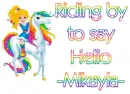 rainbow hello mikayla