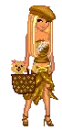 brown doll