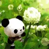 panda in the garden =3