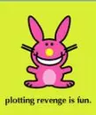 Happy Bunny ~You're Ugly And Thats Sad~