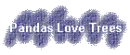 Panda Love Trees