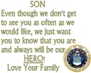 Son You Are Our Hero (Air Force)