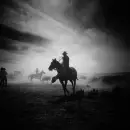 cowboy in the dead of night 