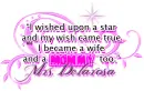 I wished upon a star - Mrs. Delarosa