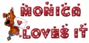 Monica loves is