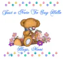 Note To Say Hello Hugs, Moni