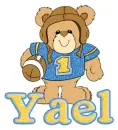 teddy bear football yael