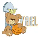 teddy bear basketball yael