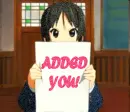 added you