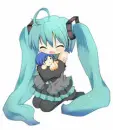 miku hugging kaito ^o^