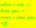 hate love