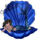 NAME MARILYN/MERMAID BLUE
