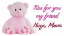 kiss for you my friend Mavis
