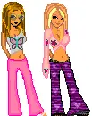 Miley and Hannah Dolls