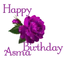 Asma  Happy Birhtday
