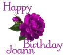 Joann  Happy Birhtday