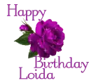 Loida  Happy Birhtday