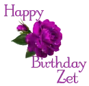 Zet  Happy Birthday