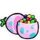 plastic negg jelly bean