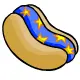 starry hotdog