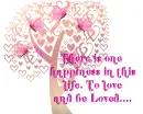 To love and be loved