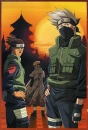 Kakashi and Yondaime and i don't know the other one