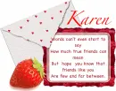 Good friend-letter^-Karen