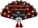 Glitter Text Personal Cindy Note