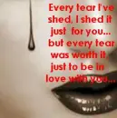 The tear shed for you