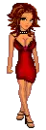 DOLLS SEXY RED BRUNETTE