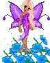 fairy puple and blue