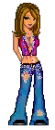 doll brunette bluejeans