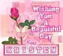 Kristen Wishing You A Beautiful Day
