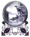 Lady of purple butterflies