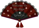 Fan with Welcome Genalyn