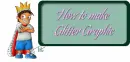 how to make glitter graphic