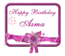 Happy birthday Asma