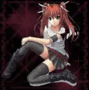 Maroon Anime girl