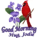 Good Morning,Hug,Jodie