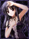 Purple anime girl
