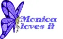 Monica loves is