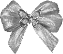 Silver/Grey Butterfly Bow