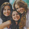 demi lovato miley cyrus & selena gomez