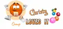 Christy loves it-m&m-orange