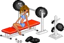 weight-lifting dollz