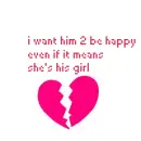 him 2 be happy