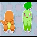 Charmander and Chikorita