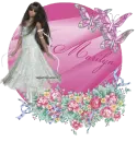 NAME MARILYN/PINK /FLOWERS